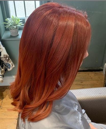 Whole Head Davines Red Hair Colour Simone Thomas Bournemouth Salon