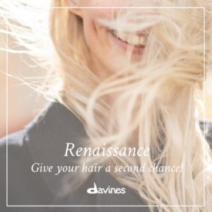 Restore shine with a davines hair mask