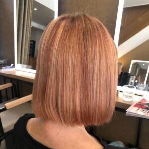 Peach hair colour Bournemouth Salon